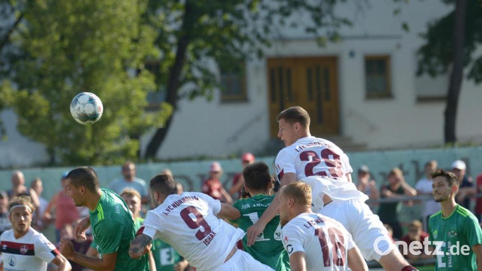 Der Club schießt Tore: Sechs Stück beim 6:0-Erfolg im Freundschaftsspiel bei der DJK Ammerthal. Bild: ref