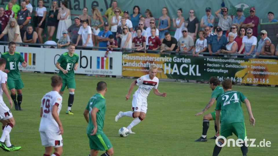 Der Club schießt Tore: Sechs Stück beim 6:0-Erfolg im Freundschaftsspiel bei der DJK Ammerthal. Bild: ref