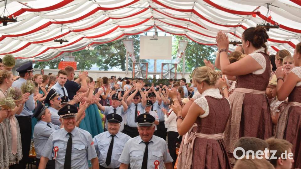 Der Jubelverein freut sich über den gelungenen Festzug. Bild: bnr