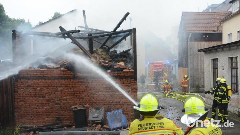 Brand in Neustadt Stadtmühlweg Bild: Gabi Schönberger