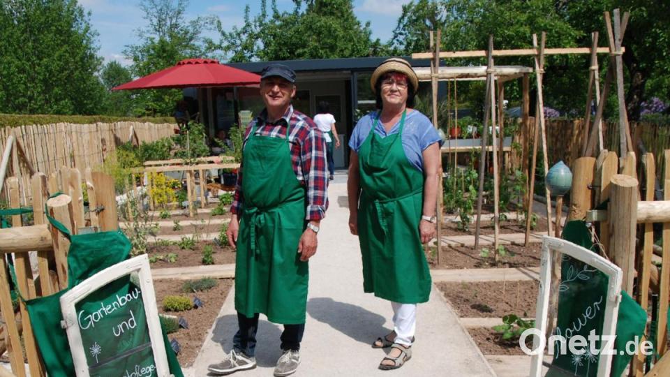 Die Gartenbauvereine der Region präsentieren sich. Bild: Portner