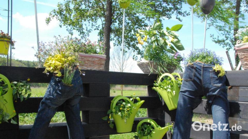 Immer öfters zu sehen: Bepflanze Hosen als Blickfang. Bild: Portner