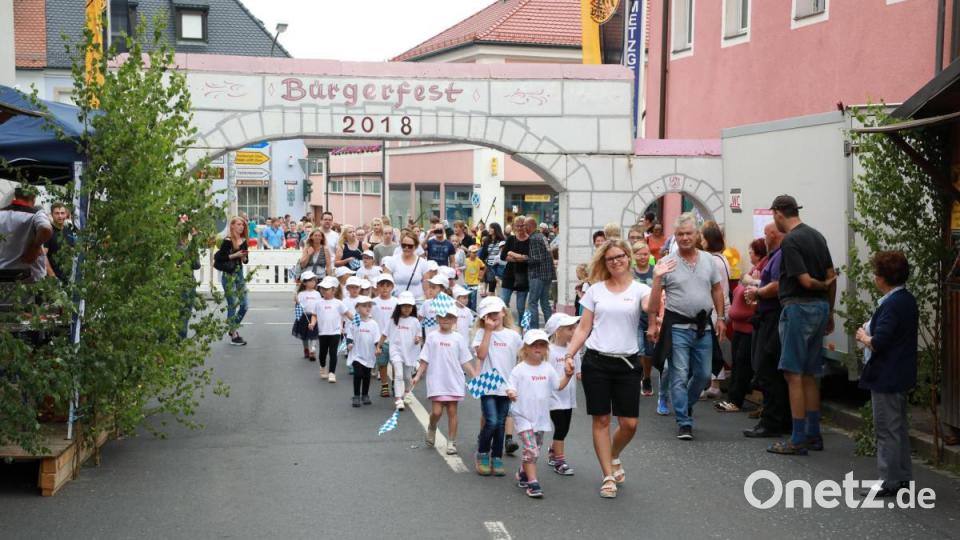Der Einzug zum Bürgerfest. Bild: njn