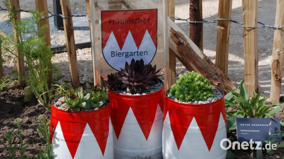 Der fränkische Biergarten. Bild: Portner