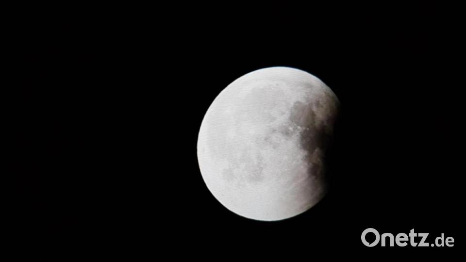 Mondfinsternis über Waldershof/Helmbrechts Bild: Dieter Müller
