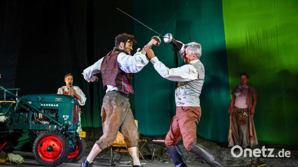 Spielszene aus Shakespeare in Love Bild: Luisenburg-Festspiele/ Florian Miedl