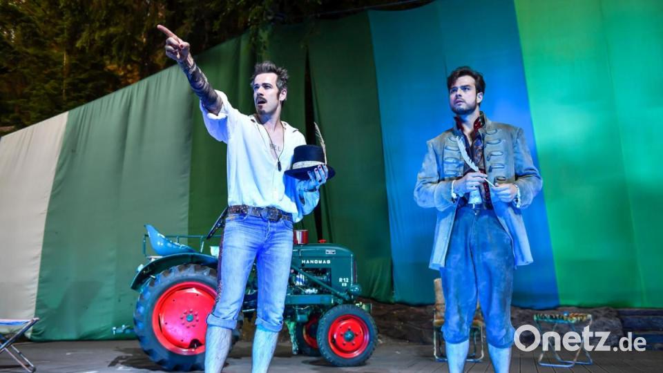 Spielszene aus Shakespeare in Love Bild: Luisenburg-Festspiele/ Florian Miedl
