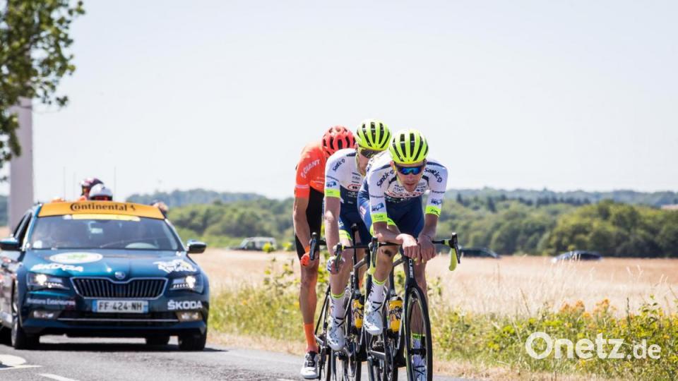 Das Team Wanty-Groupe Gobert auf Cube-Rädern bei der Tour de France Bild: Leon van Bon/Cube