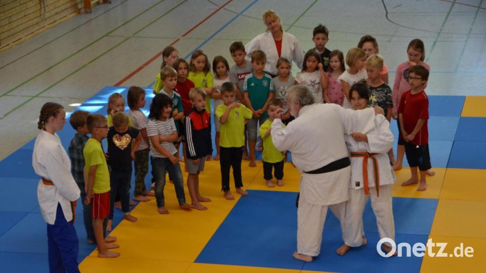 Judo in der Dreifachturnhalle. Bild: dob