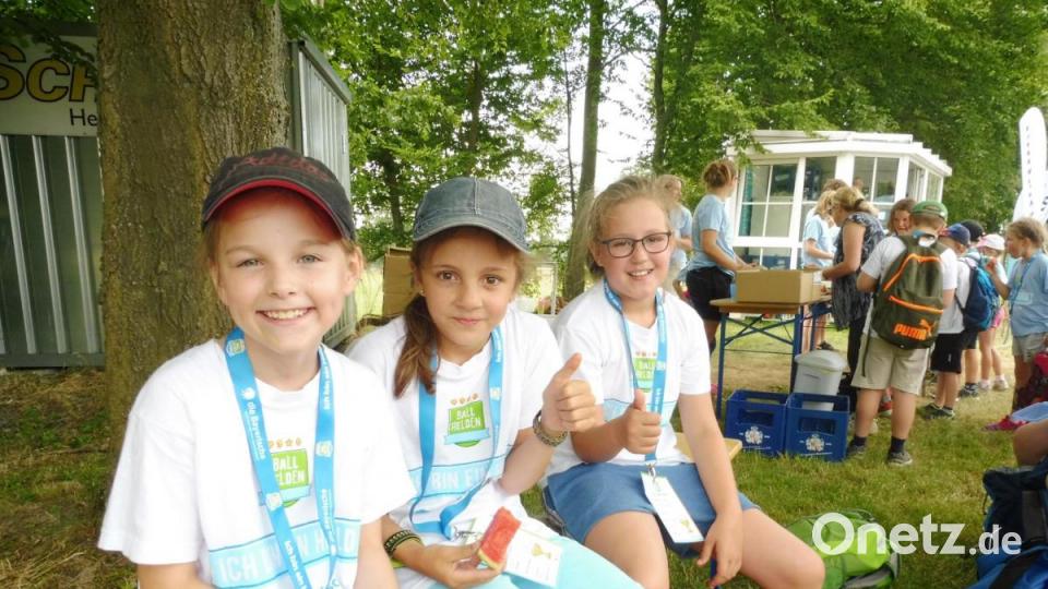 Die Grundschulen Wiesau, Falkenberg und Friedenfels suchen &quot;Ballhelden&quot;. Bild: wro