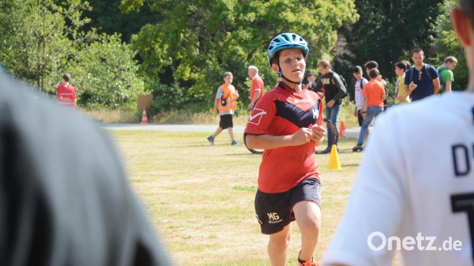 Mit angenehmen 24 Grad sind die Bedingungen ideal für die circa 1,3 Kilometer lange Laufstrecke. Bild: Gabi Schönberger