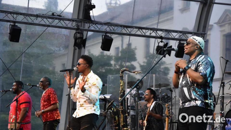 Kool &amp; the Gang begeistern bei den Schlossfestspielen. Bild: we