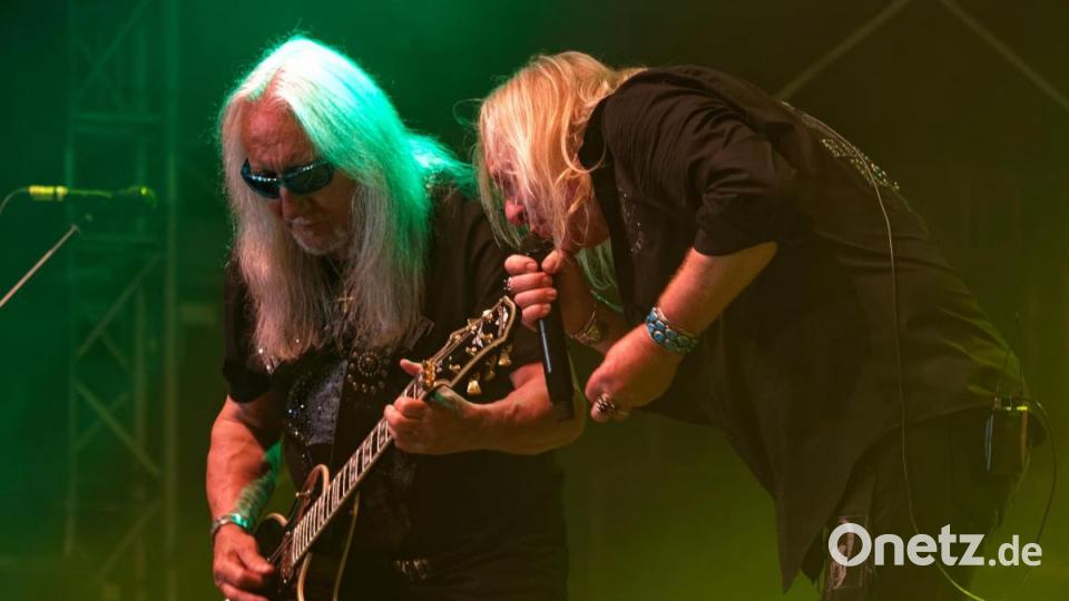 &quot;Barclay James Harvest&quot; featuring Les Holroyd und &quot;Uriah Heep&quot; rocken die &quot;Droht&quot; in Falkenberg. Bild: tr