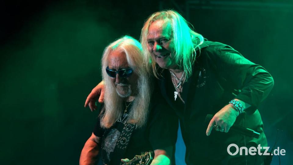 &quot;Barclay James Harvest&quot; featuring Les Holroyd und &quot;Uriah Heep&quot; rocken die &quot;Droht&quot; in Falkenberg. Bild: tr