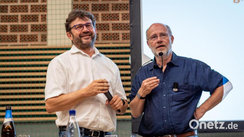 Prof. Lesch und Wolfgang Haberberger. Bild: pml