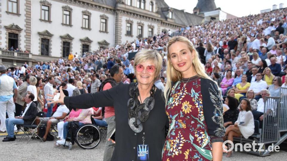 Fürstin Gloria mit ihrer Tochter Elisabeth. Bild: we