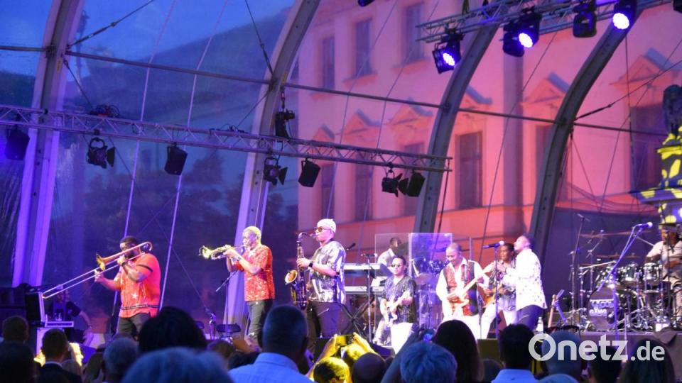 Kool &amp; the Gang begeistern bei den Schlossfestspielen. Bild: we