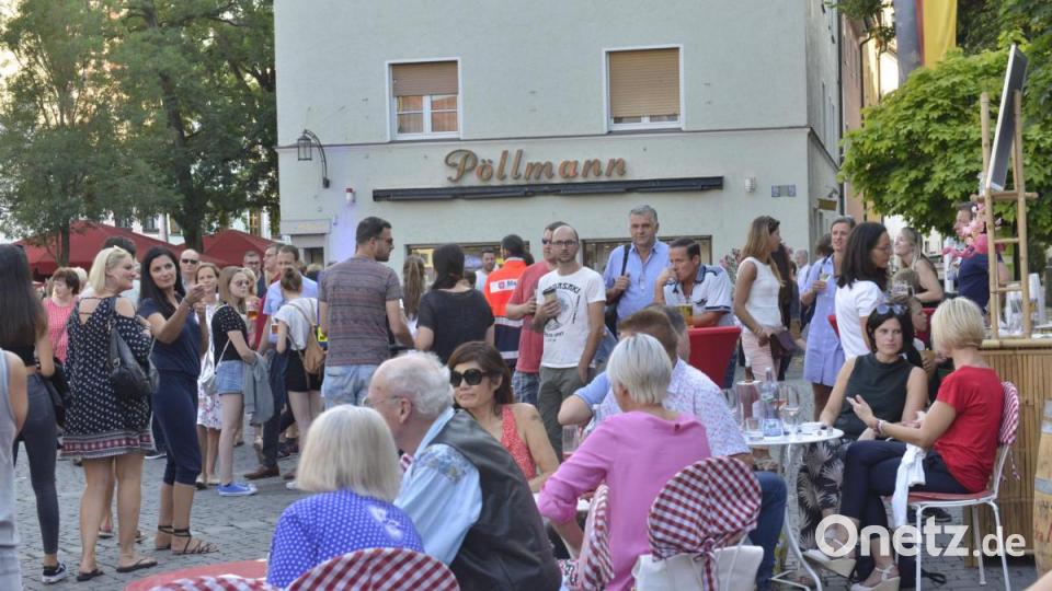 Weiden träumt - die Stadt ist voller Menschen. Bild: wil