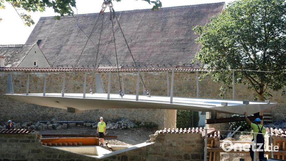 Einhub Pioniersteg Bild: Wolfgang Steinbacher