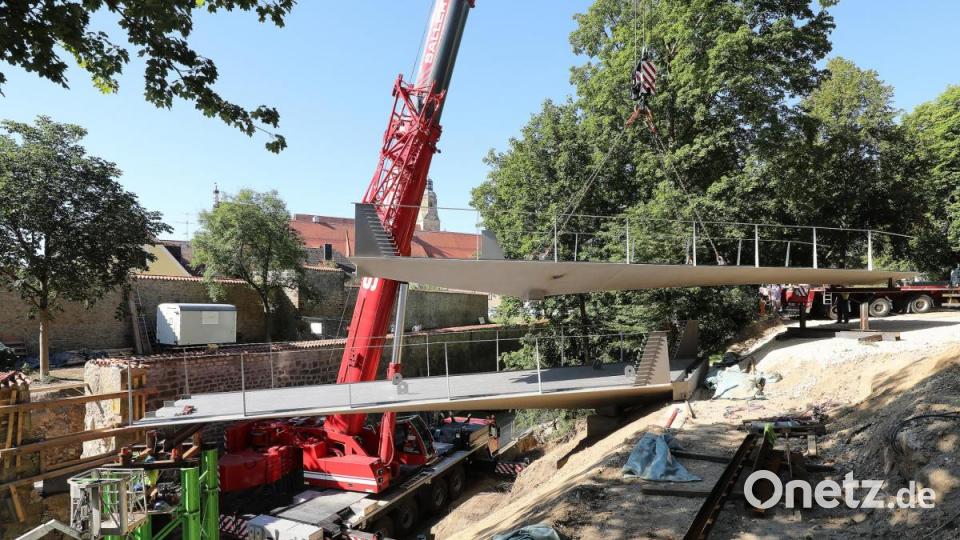 Einhub Pioniersteg Bild: Wolfgang Steinbacher