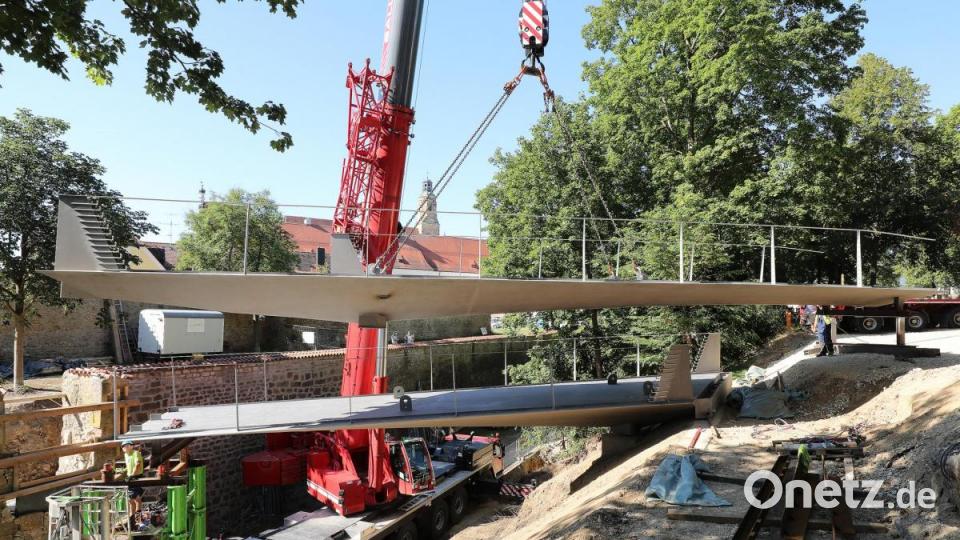 Einhub Pioniersteg Bild: Wolfgang Steinbacher