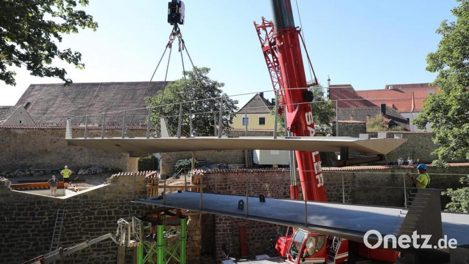 Einhub Pioniersteg Bild: Wolfgang Steinbacher