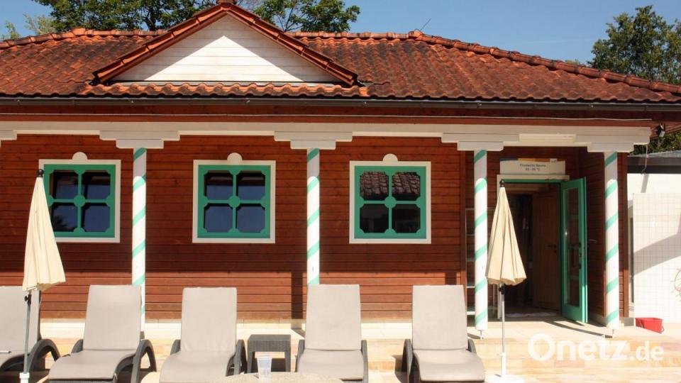 Die "Finnische Sauna" im Außenbereich. Bild: R. Kreuzer