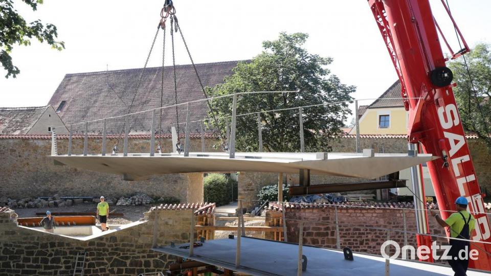 Einhub Pioniersteg Bild: Wolfgang Steinbacher