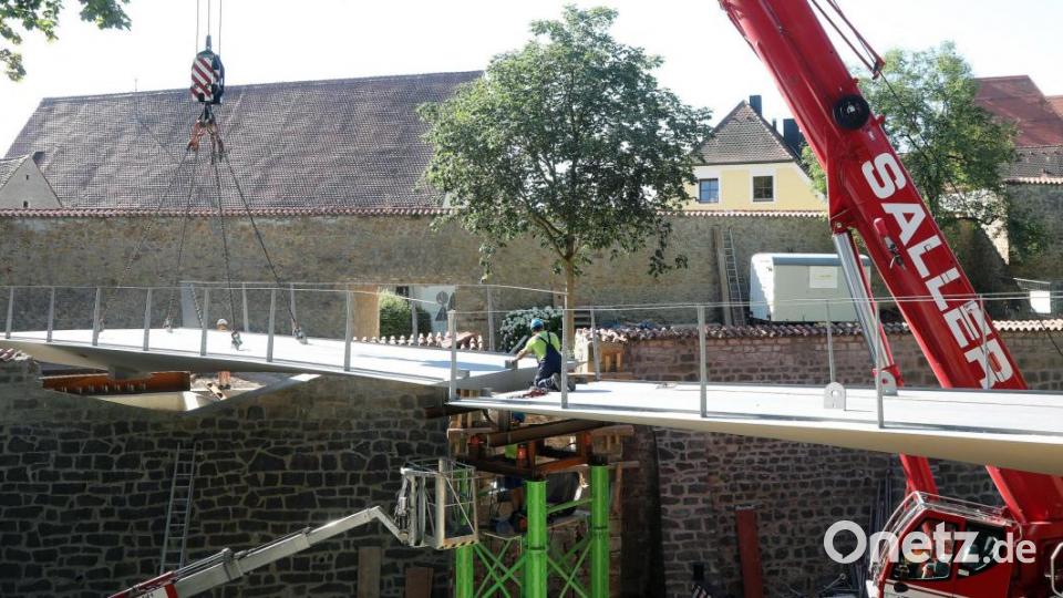 Einhub Pioniersteg Bild: Wolfgang Steinbacher