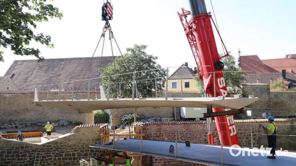 Einhub Pioniersteg Bild: Wolfgang Steinbacher