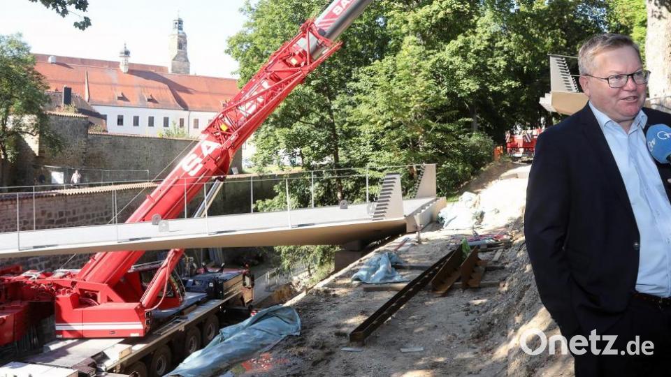 Einhub Pioniersteg Bild: Wolfgang Steinbacher