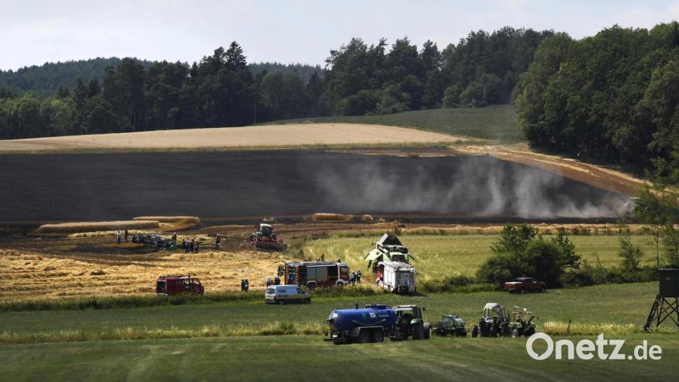 Feldbrand bei Atzmannsricht Bild: Petra Hartl