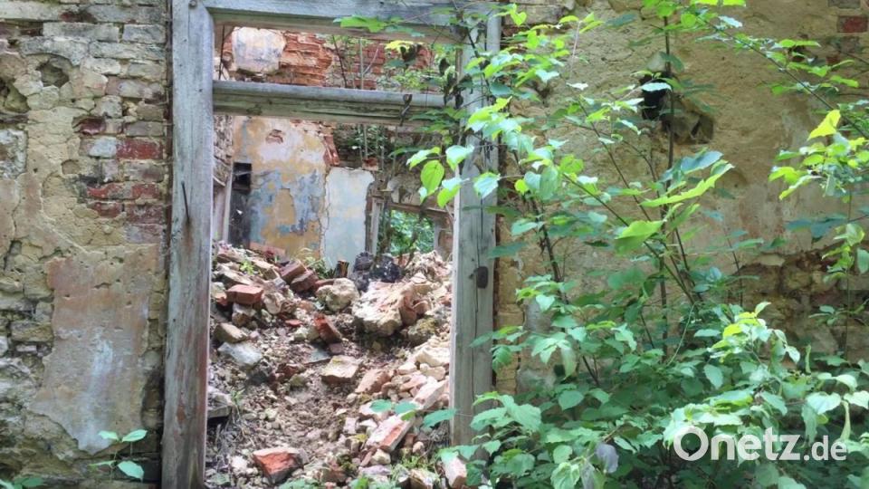 Das alte Schulhaus von Lutzmannstein verfällt. Hier waren die Gleißner-Schwestern zu Hause. Bild: Unger, Heike