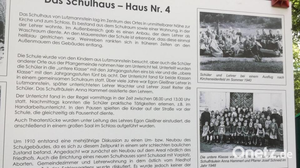Wissenwertes zum Schulhaus. Bild: Unger, Heike