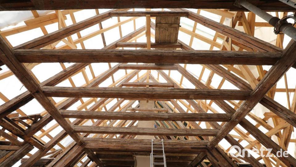 Die Sanierung der Klosterburg in Kastl wird rund 60 Millionen Euro kosten. Das liegt unter anderen an den gewaltigen Schäden, die während der Bauphase gefunden wurden. Bild: Wolfgang Steinbacher