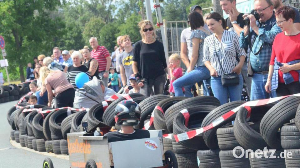 Die &quot;Rostbeule&quot; vom Team Kolping auf dem Weg zu Platz 13. Bild: Kunz