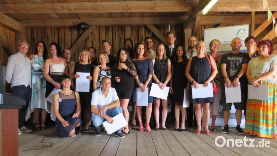 Die Abschlussklasse Heilerziehungspflege. Bild: adj