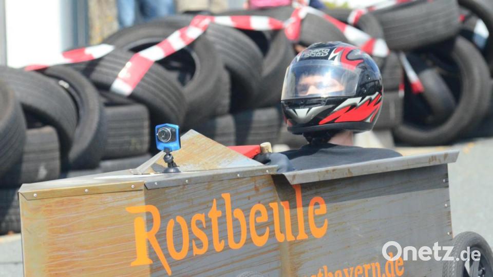 Die &quot;Rostbeule&quot; vom Team Kolping auf dem Weg zu Platz 13. Bild: Kunz