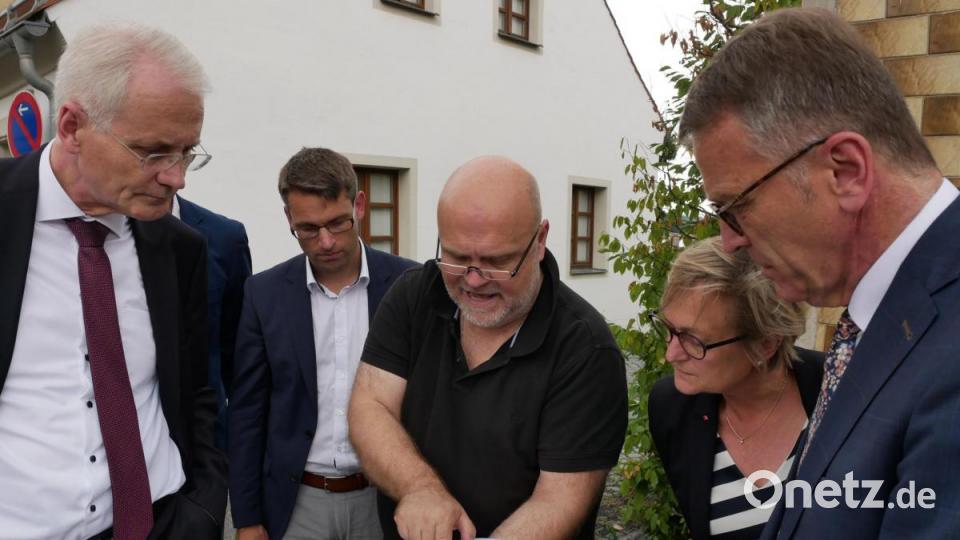 Impression vom Besuch der Delegation der Hochschule Landshut in Tirschenreuth. Bild: tr