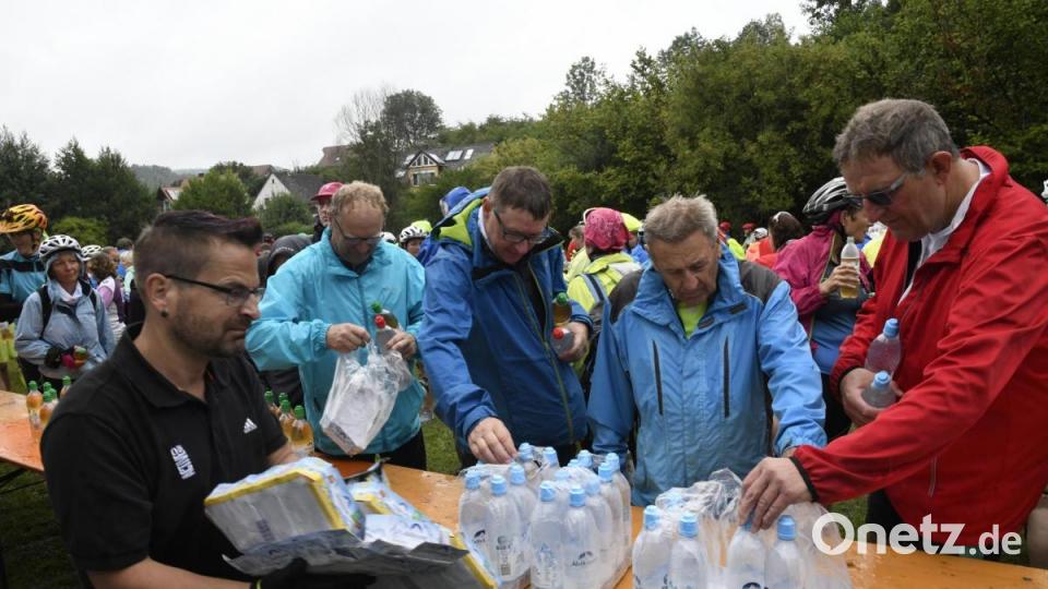 Die 30. BR-Radltour führte am Mittwoch durch den Landkreis Amberg-Sulzbach und stoppte mittags in Amberg. Bild: Petra Hartl