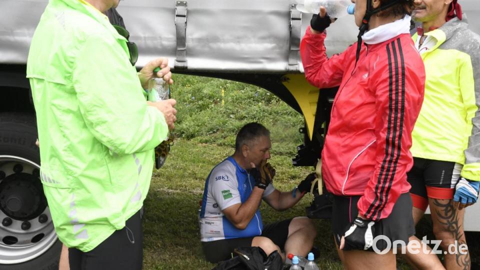 Die 30. BR-Radltour führte am Mittwoch durch den Landkreis Amberg-Sulzbach und stoppte mittags in Amberg. Bild: Petra Hartl