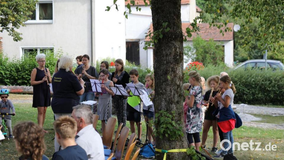 Der Flötenchor unter der Leitung von Lydia Meißner. Bild: njn
