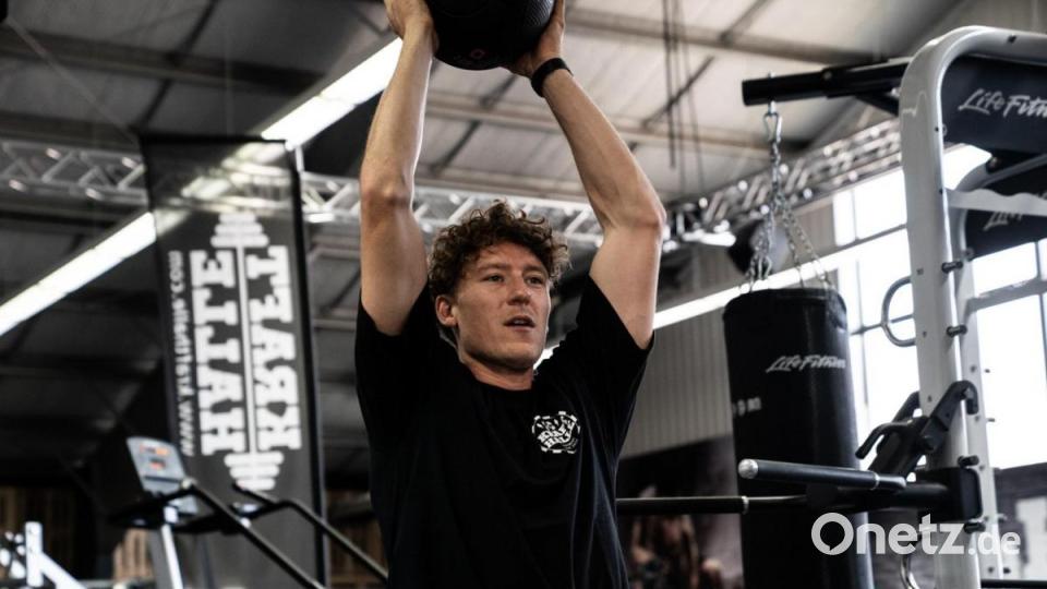 Im Kraftraum seiner letzten Profistation, beim TSV Herrsching. Bild: TSV Herrsching/GCDW