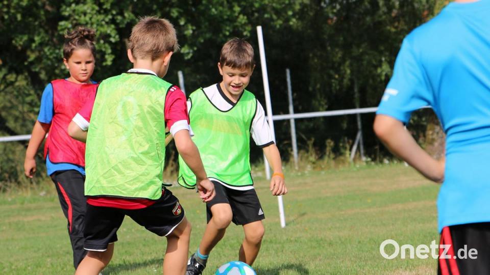 Ferienprogramm der Fußballer beim TSV. Bild: exb