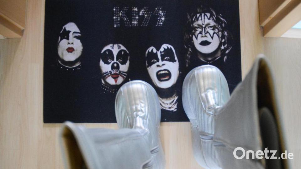 Die &quot;Spaceman&quot;-Plateaustiefel von 1978. Bild: Gabi Schönberger