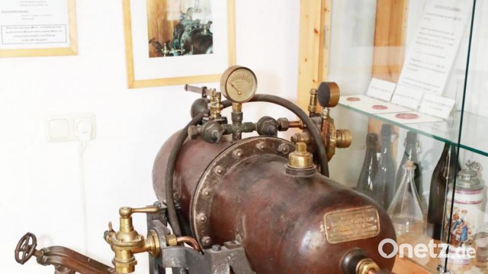 Eine Limonaden-Misch- und Abfüllanlage - gleich im Eingangsbereich des Museums. Bild: njn