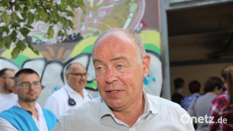 Bürgermeister Roland Strehl eilte zum Einsatzort. Bild: Wolfgang Steinbacher