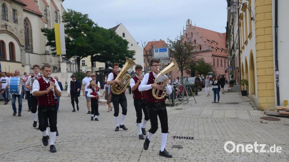 Ohne Musik geht bei einer Kirwa gar nix. Bild: mag