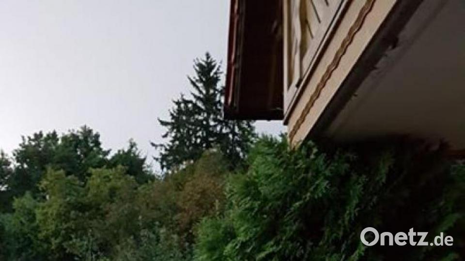 Ein Unwetter ist am Sonntag, 18. August, über die Oberpfalz hinweg gezogen. Unsere Leser haben Fotos geschickt. Bild: Marina Zitzler