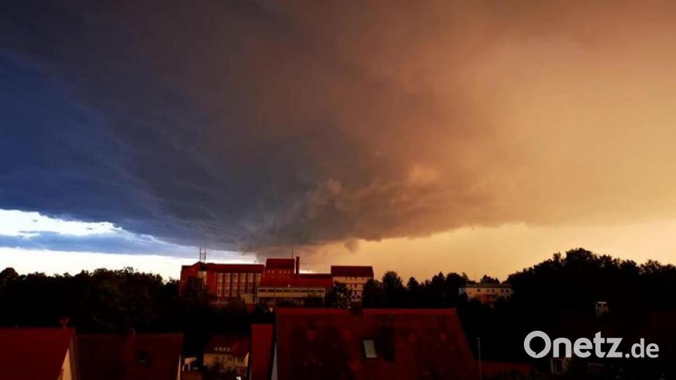 Ein Unwetter ist am Sonntag, 18. August, über die Oberpfalz hinweg gezogen. Unsere Leser haben Fotos geschickt. Bild: Alexandra Chavez